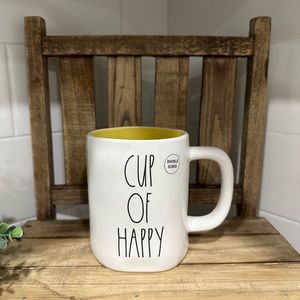 🆕 Rae Dunn | "CUP OF HAPPY" Double Side Mug!